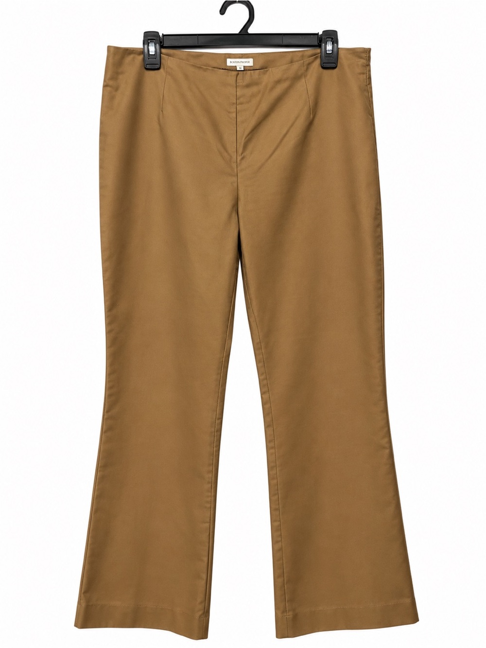 Women's Mocha Brown Stretch Bootcut Pants